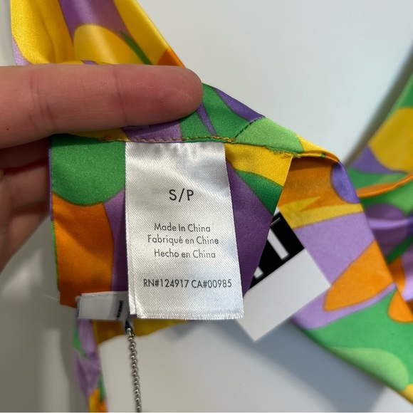 NWT Danielle Bernstein Saved by the Bell Cowl Top Sz S - Picture 12 of 16